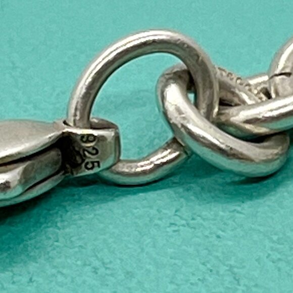 Tiffany & Co. Return to Tiffany Heart Sterling Silver Bracelet – 7.5" – Authenti - Picture 5 of 9